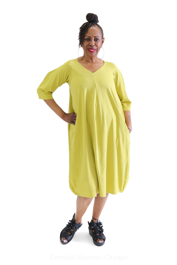 Matthildur Bubble Dress Lemon Clothing - Dress by MATT-ILDUR | Essential Elements Chicago