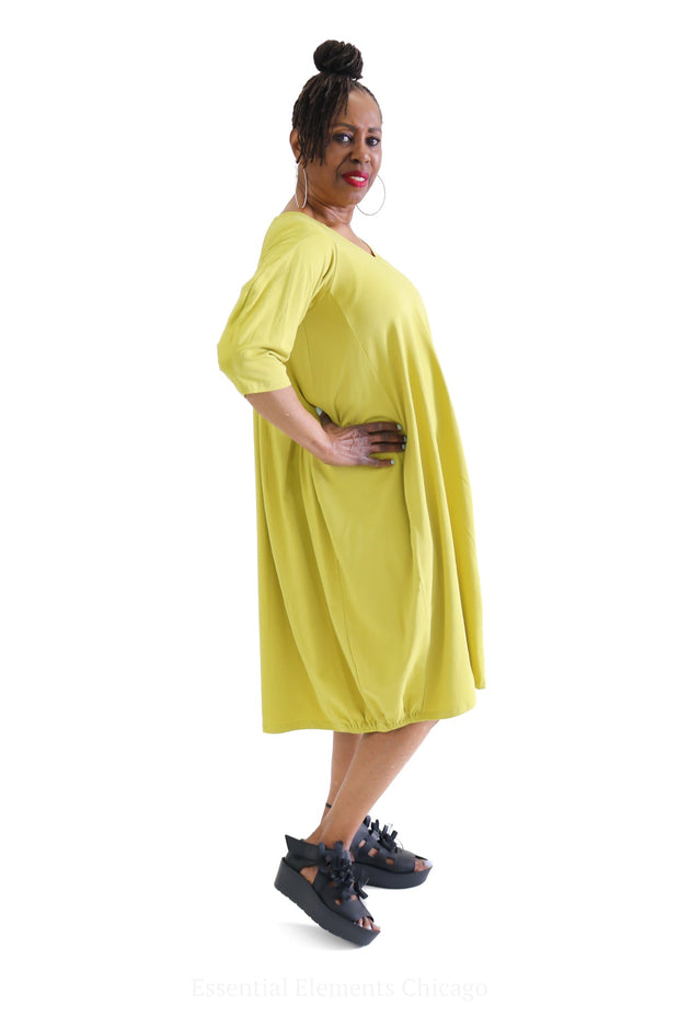 Matthildur Bubble Dress Lemon Clothing - Dress by MATT-ILDUR | Essential Elements Chicago