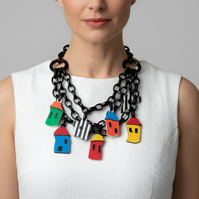 Michaela Malin Lumi Doubleface Necklace - Essential Elements Chicago
