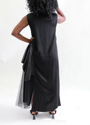 MiiN Leather and Tulle Dress - Essential Elements Chicago