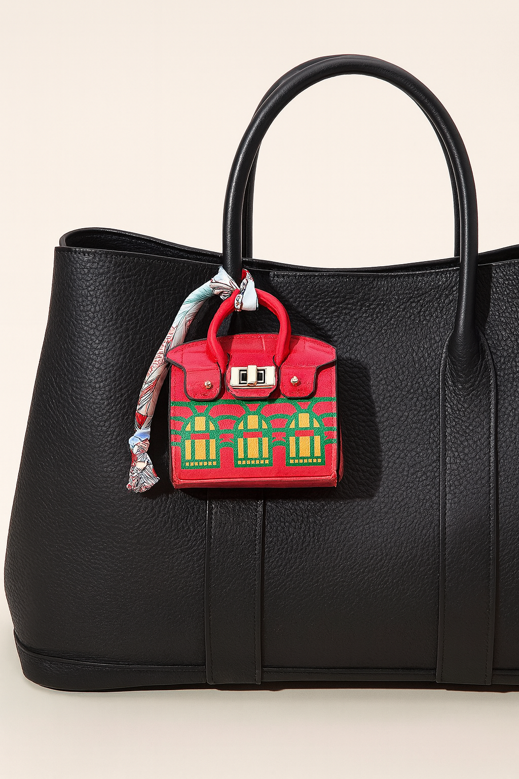 Mini-Tote Handbag Charm - Essential Elements Chicago