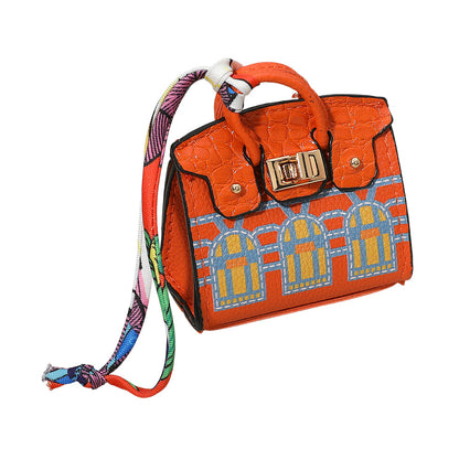 Mini-Tote Handbag Charm - Essential Elements Chicago