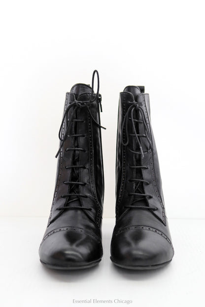 Miz Mooz Flicka Leather Boots - Black - Essential Elements Chicago