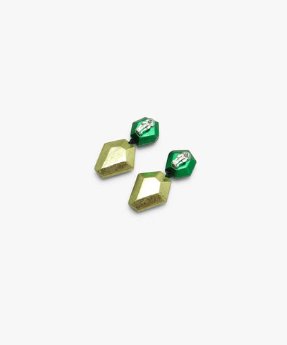 Monies Nebu Earring, Green - Essential Elements Chicago