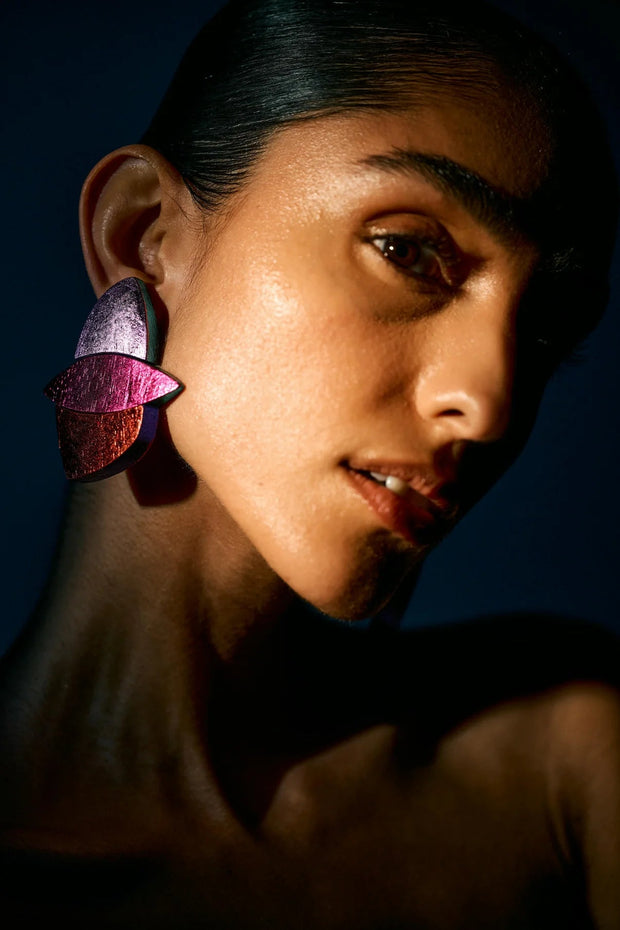 Monies Olia Earrings, Pinks - Essential Elements Chicago