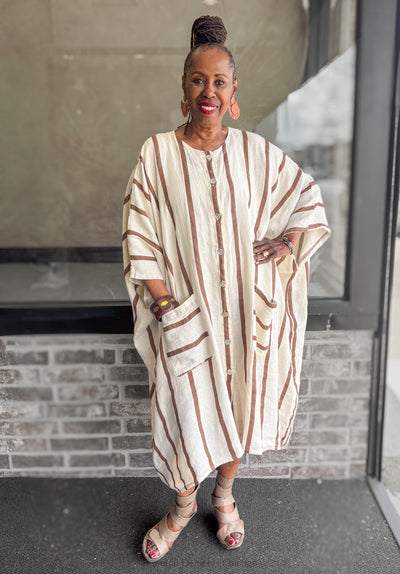 Monroe Linen Tunic - Essential Elements Chicago