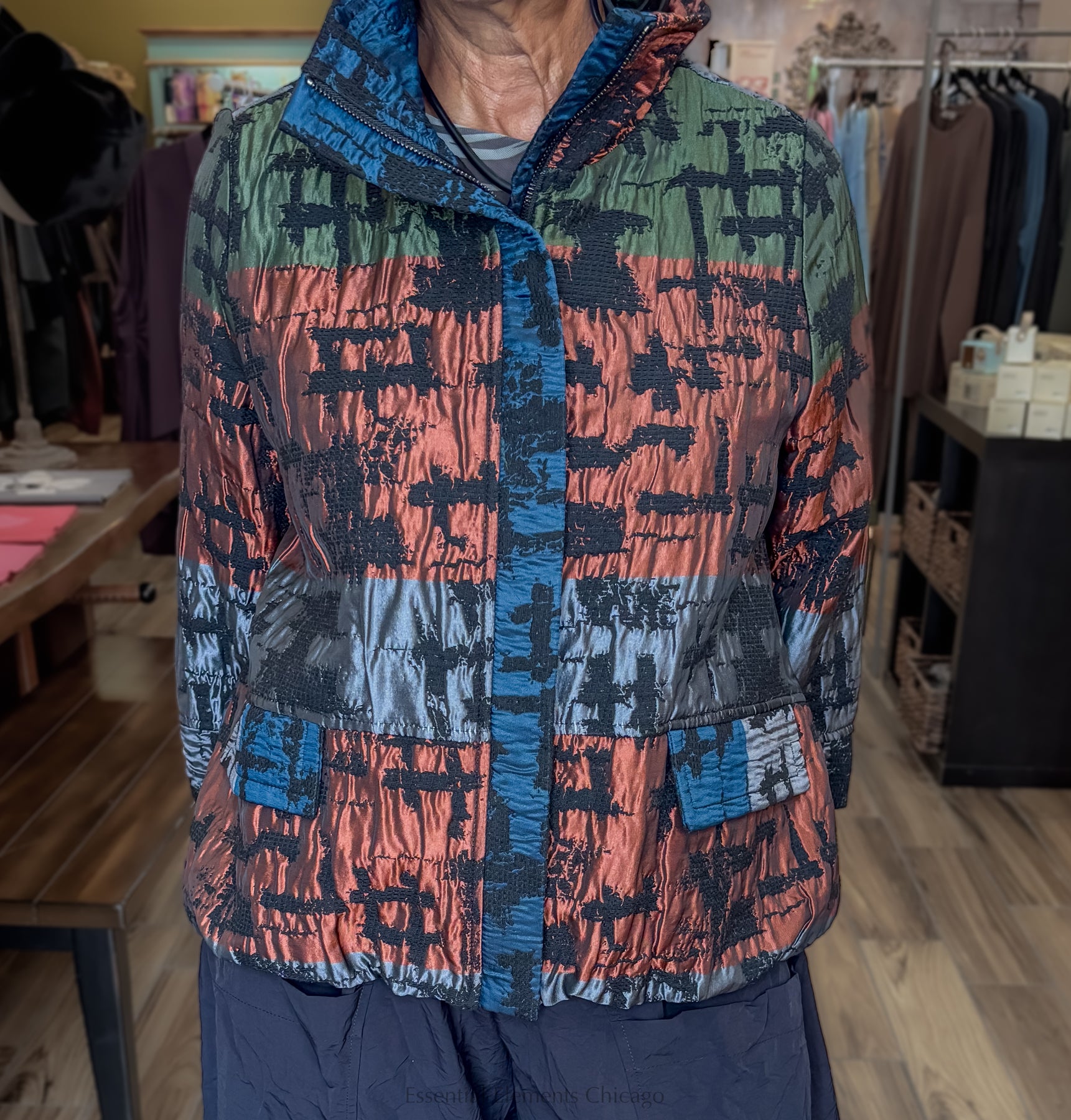 Moonlight Colorblock Jacket - Essential Elements Chicago