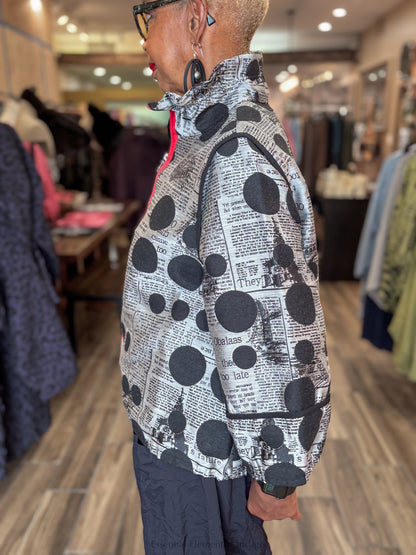 Moonlight Dotted News Jacket