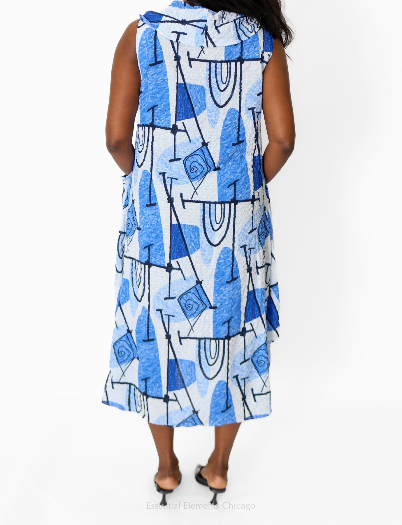 Moonlight Sleeveless Cowl Dress