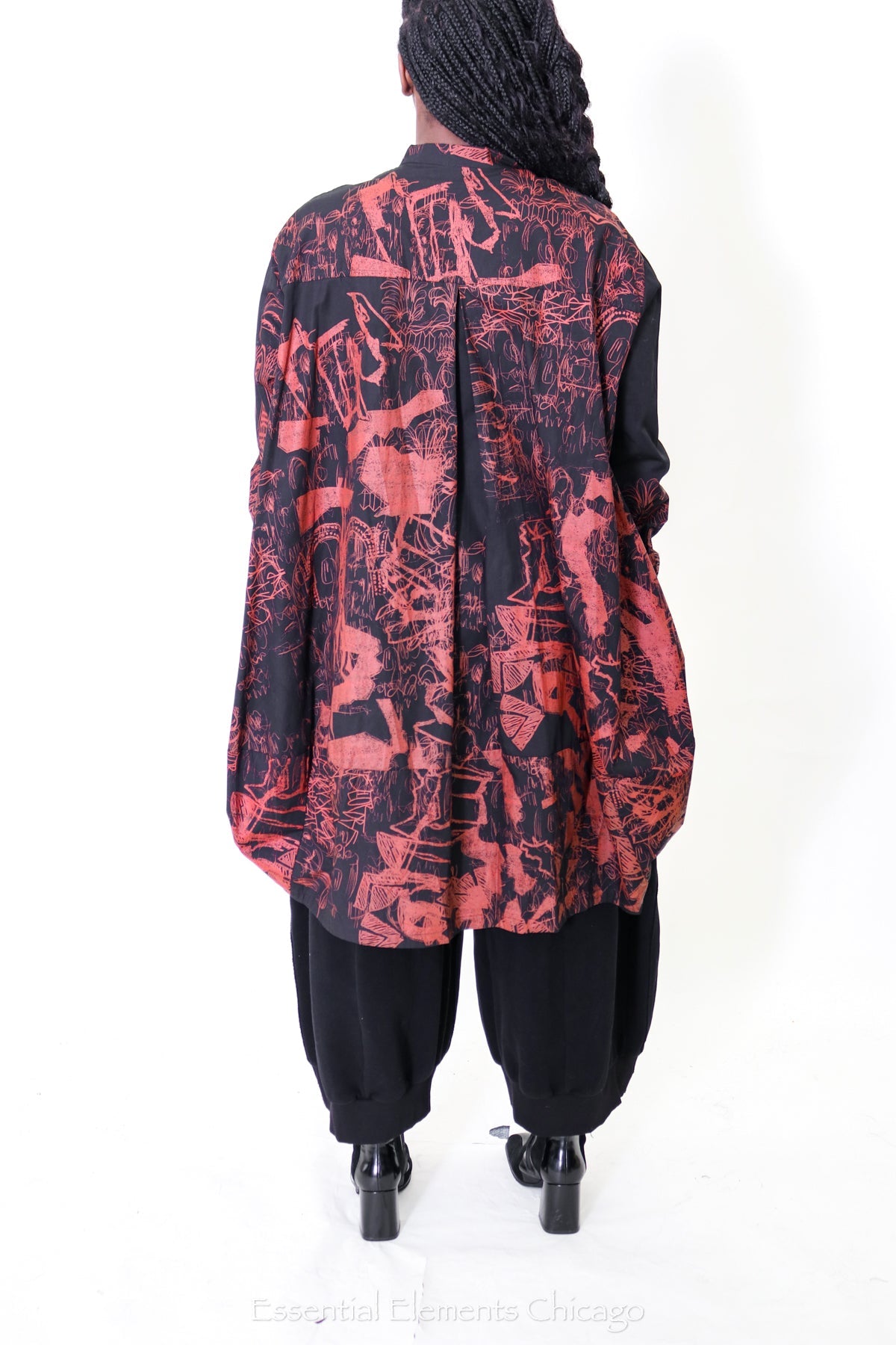 Moyuru Abstract Shirt - Essential Elements Chicago