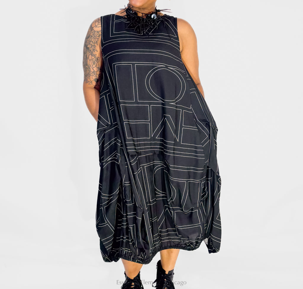 Moyuru Bubble Hem Dress - Essential Elements Chicago
