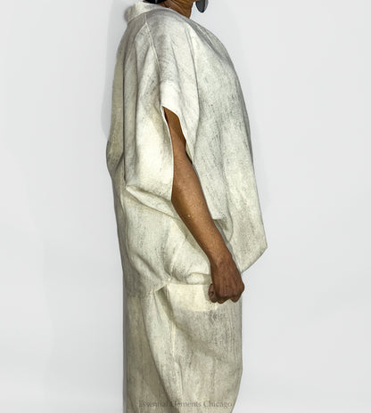 Moyuru Textured Top, Grey - Essential Elements Chicago