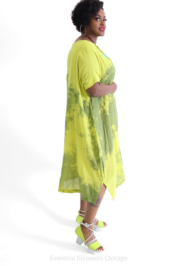 Moyuru Watercolor Dress Medium Clothing - Dress by Moyuru | Essential Elements Chicago