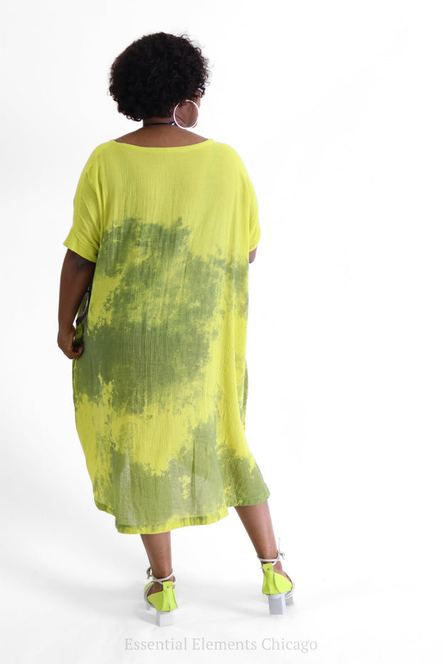 Moyuru Watercolor Dress Medium Clothing - Dress by Moyuru | Essential Elements Chicago