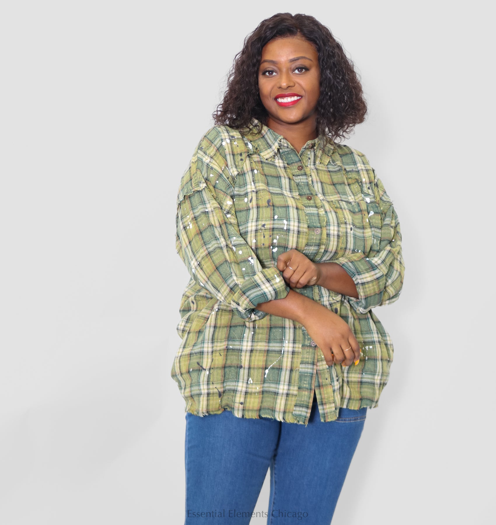 Mr. Bo Plaid Shirt - Green