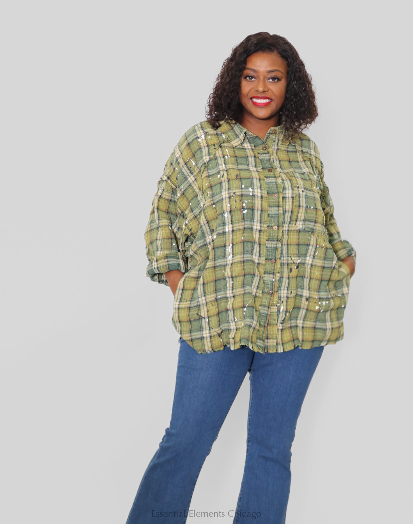 Mr. Bo Plaid Shirt - Green