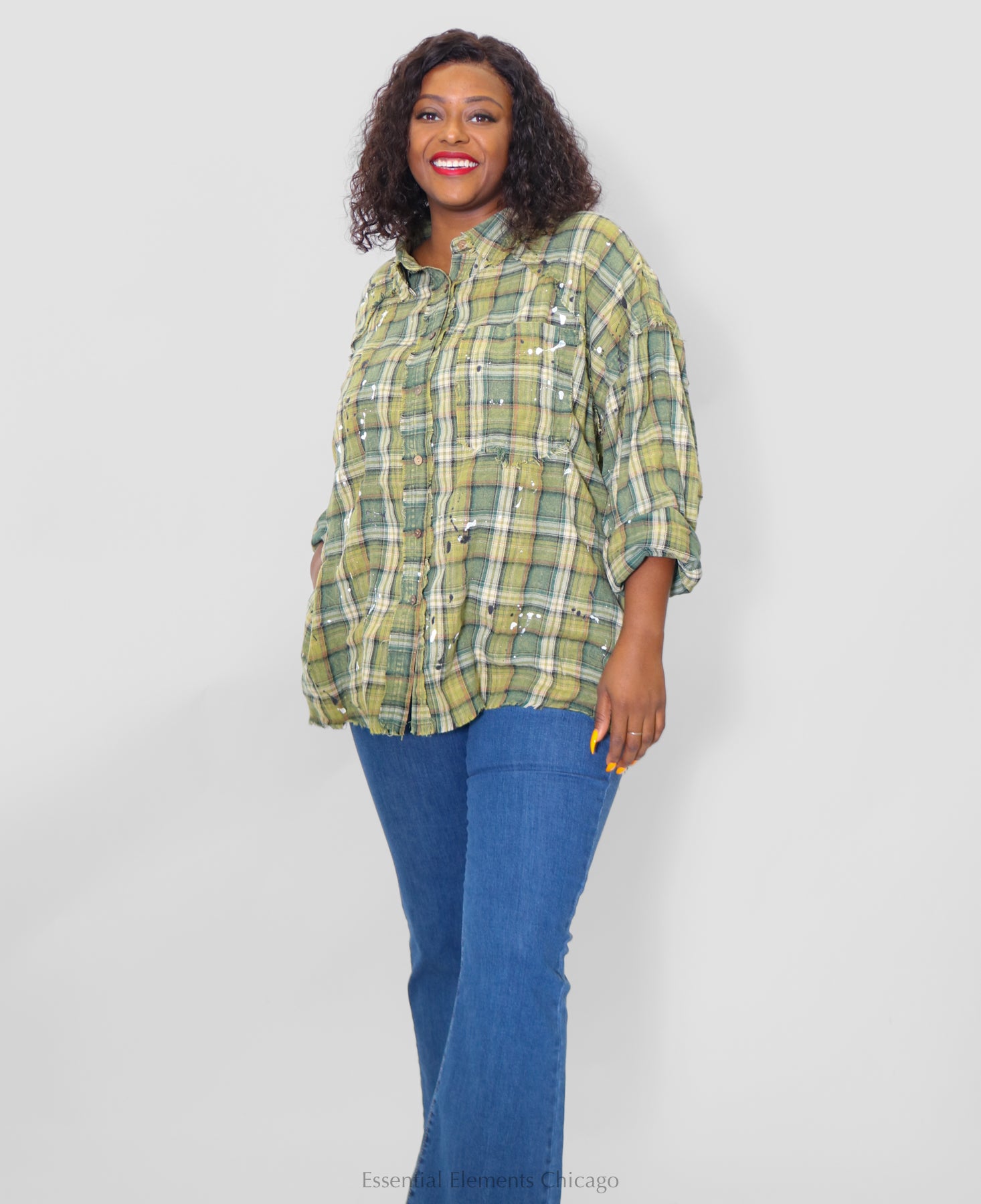 Mr. Bo Plaid Shirt - Green