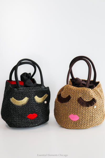 Ms. Ruby Straw Mini-Tote - Essential Elements Chicago