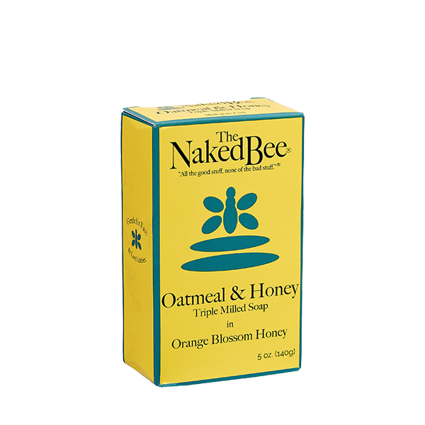 Naked Bee Oatmeal Honey Bar Soap - Essential Elements Chicago