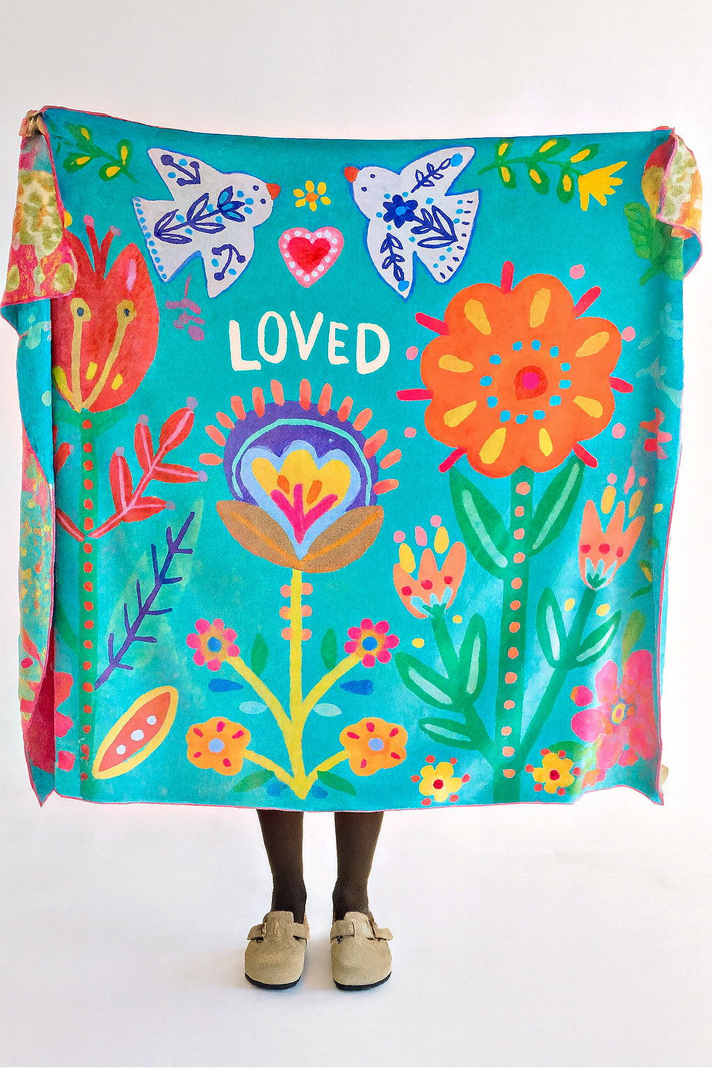 Natural Life LOVED Cozy Throw - Essential Elements Chicago