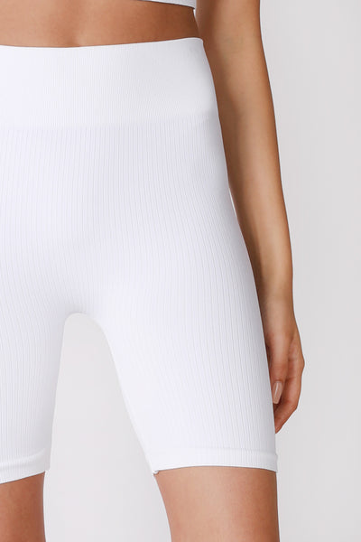 Niki Biki Ribbed High Waist Shorts - Essential Elements Chicago