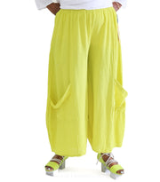 Oh My Gauze Lee Pant, Lime - Essential Elements Chicago