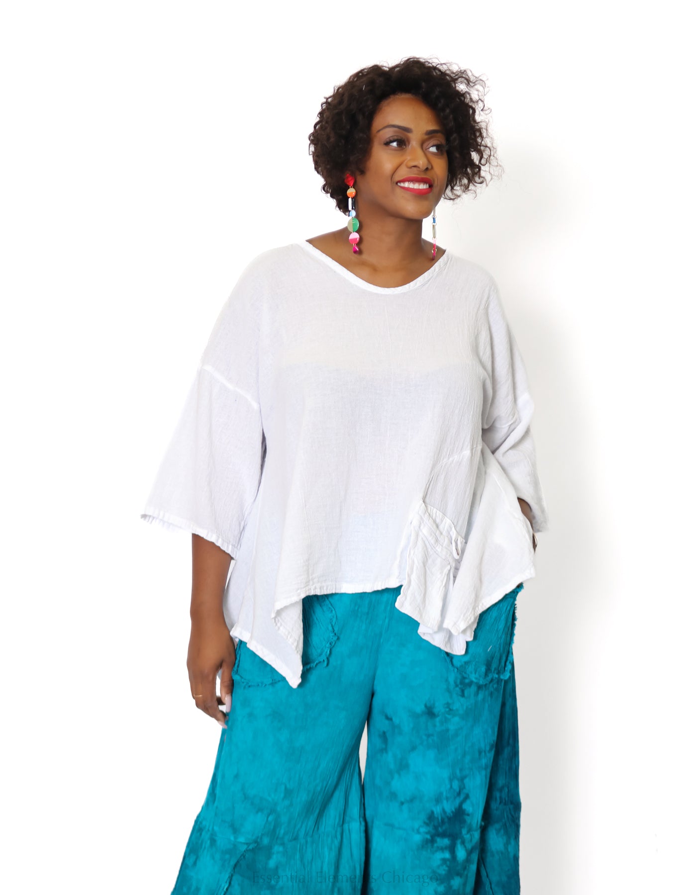 Oh My Gauze Pocket Top - Essential Elements Chicago