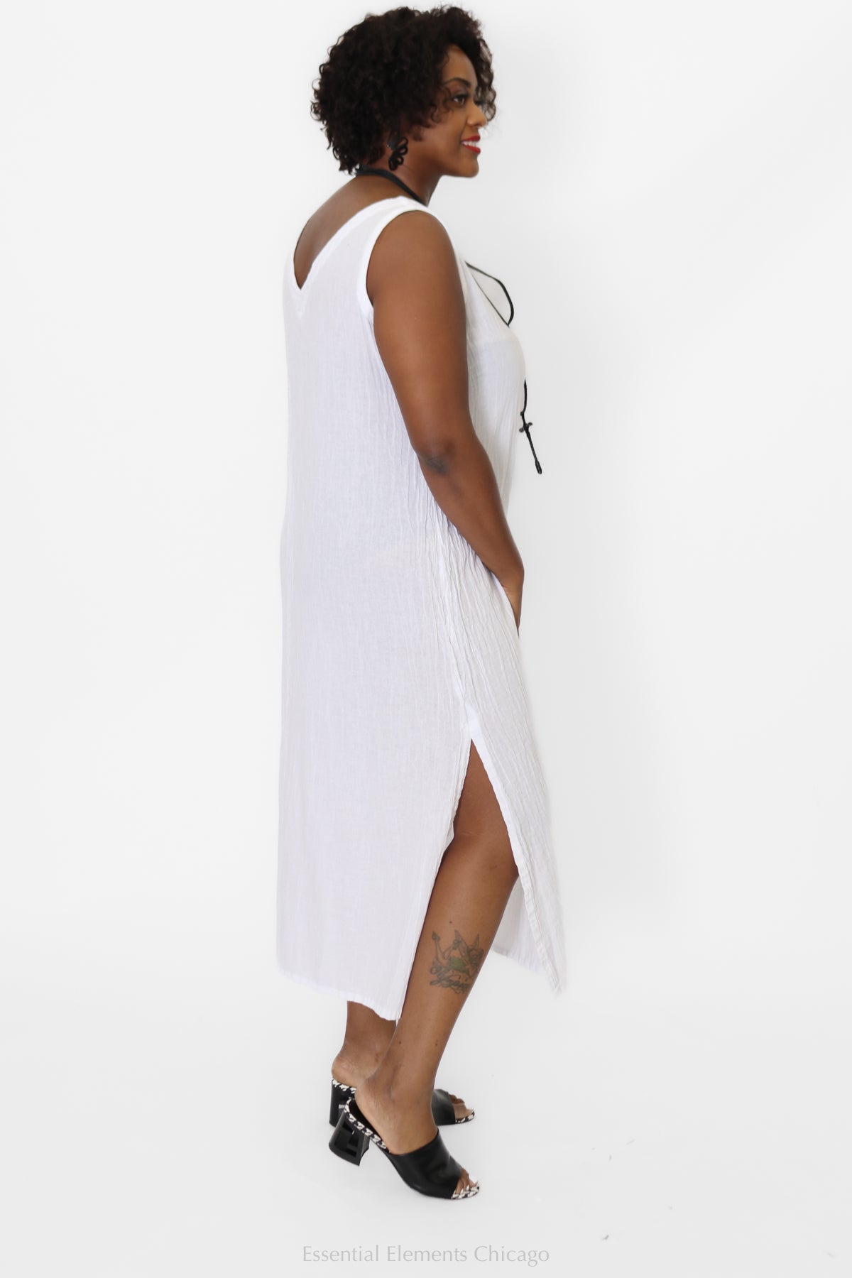 Oh My Gauze Sangria Dress - Essential Elements Chicago