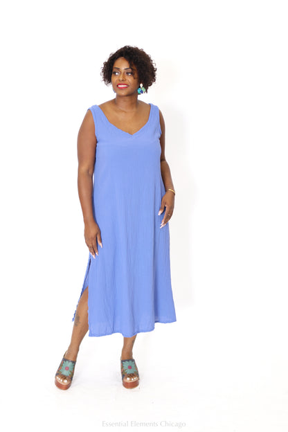 Oh My Gauze Sangria Dress - Essential Elements Chicago