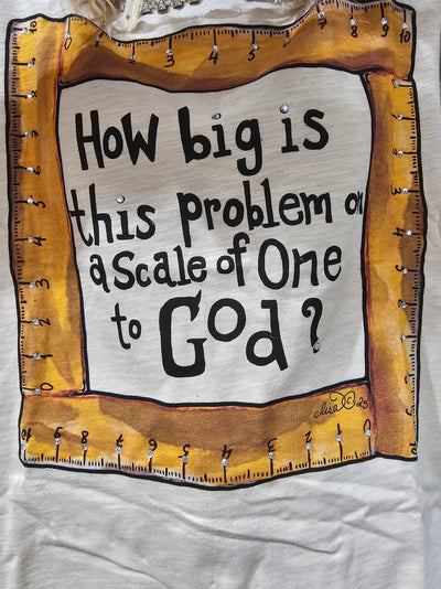 On A Scale of One to God Tee - Essential Elements Chicago