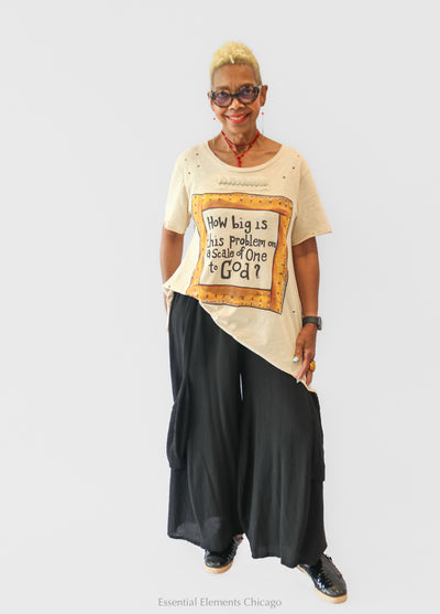 On A Scale of One to God Tee - Essential Elements Chicago