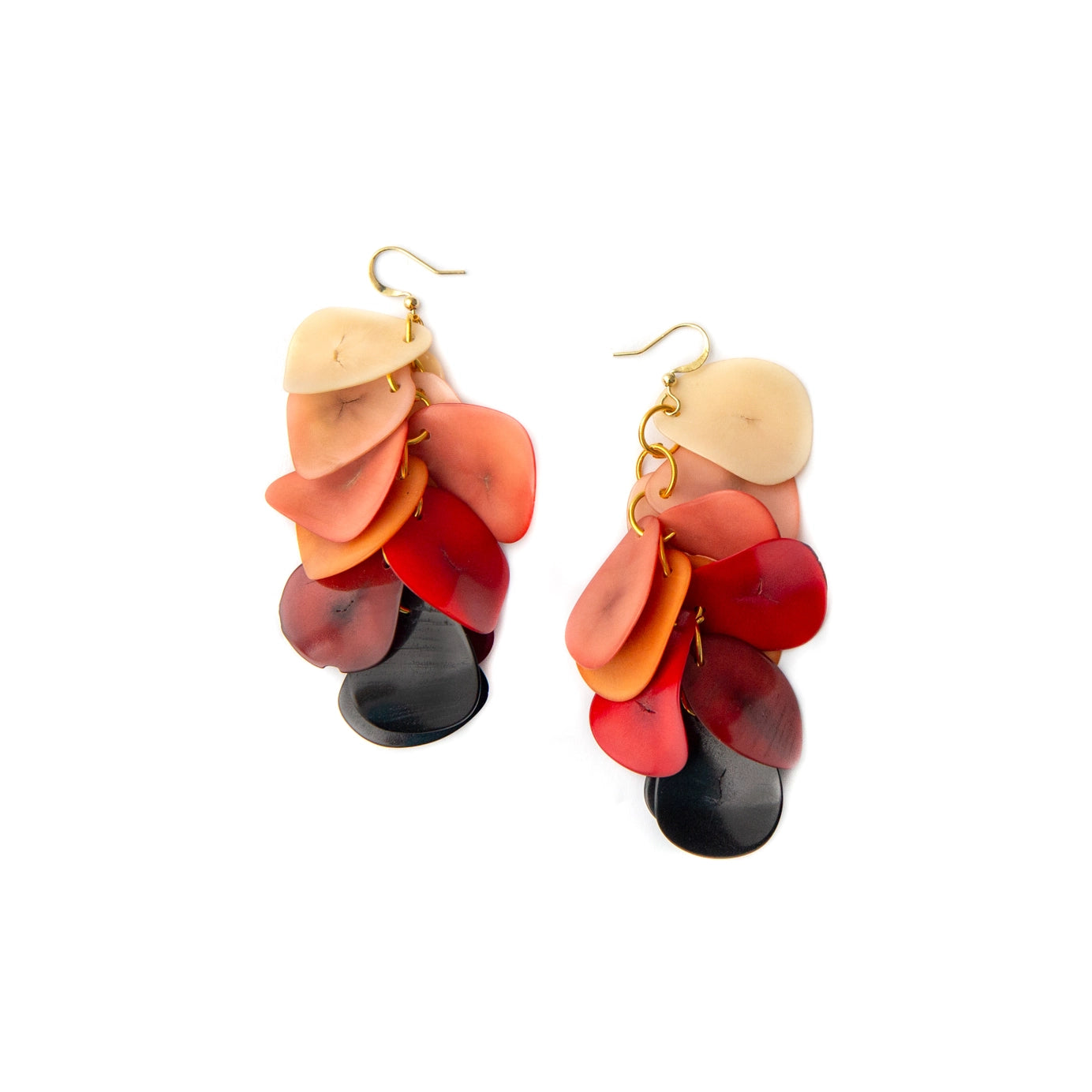 Organic Tagua Bailey Earrings - Essential Elements Chicago