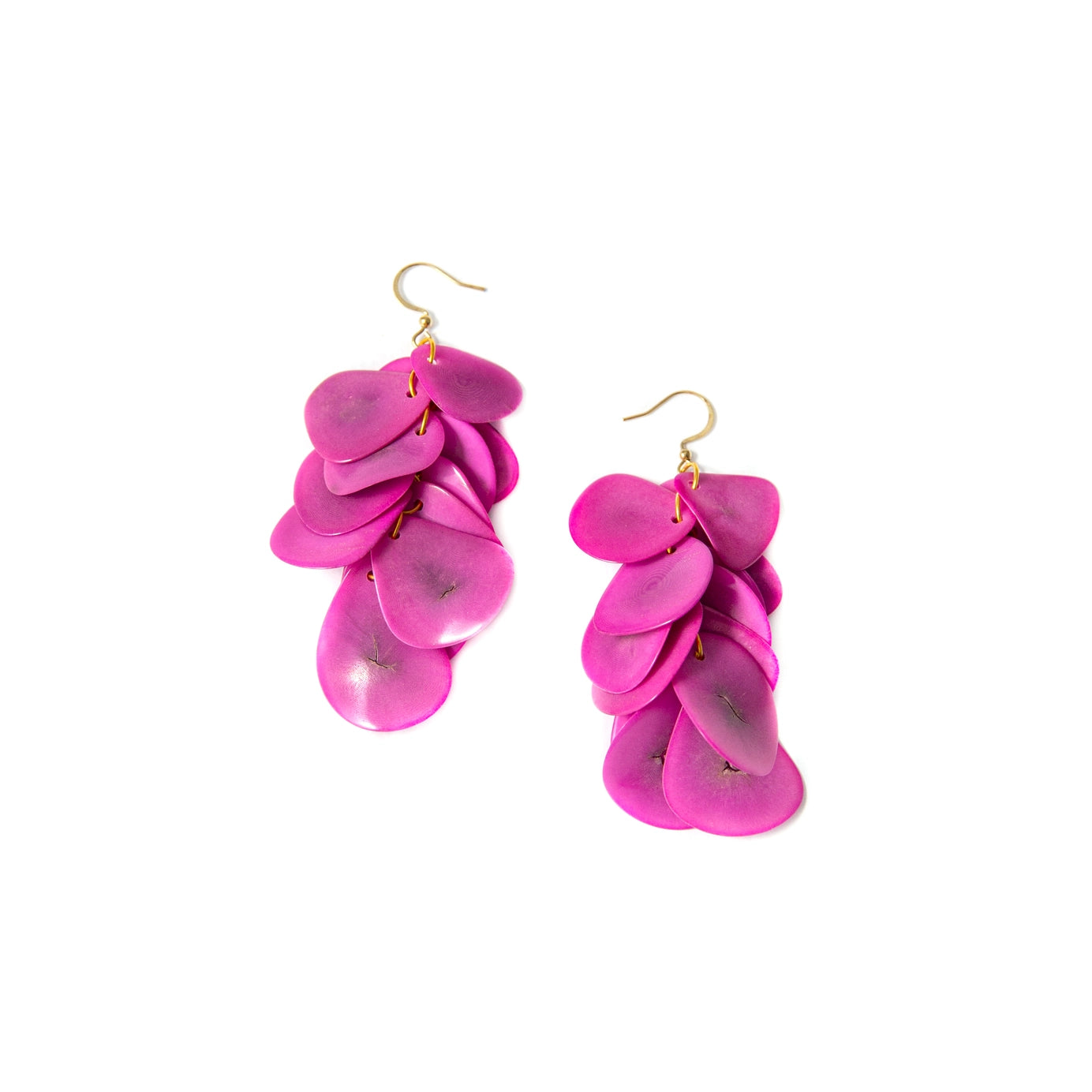 Organic Tagua Bailey Earrings - Essential Elements Chicago