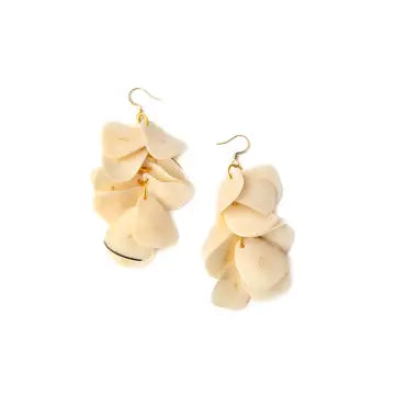 Organic Tagua Bailey Earrings - Essential Elements Chicago
