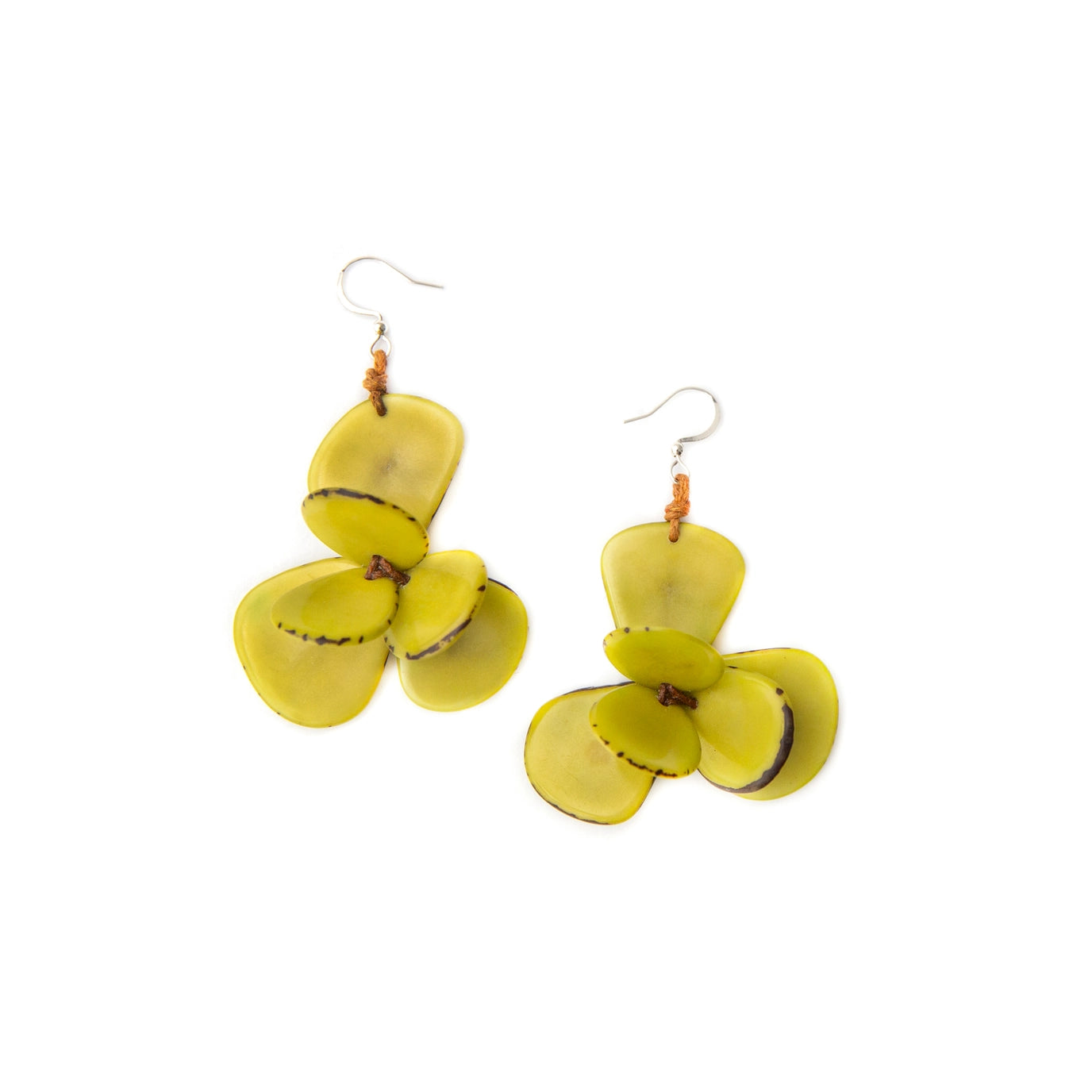 Organic Tagua Florence Earrings - Essential Elements Chicago