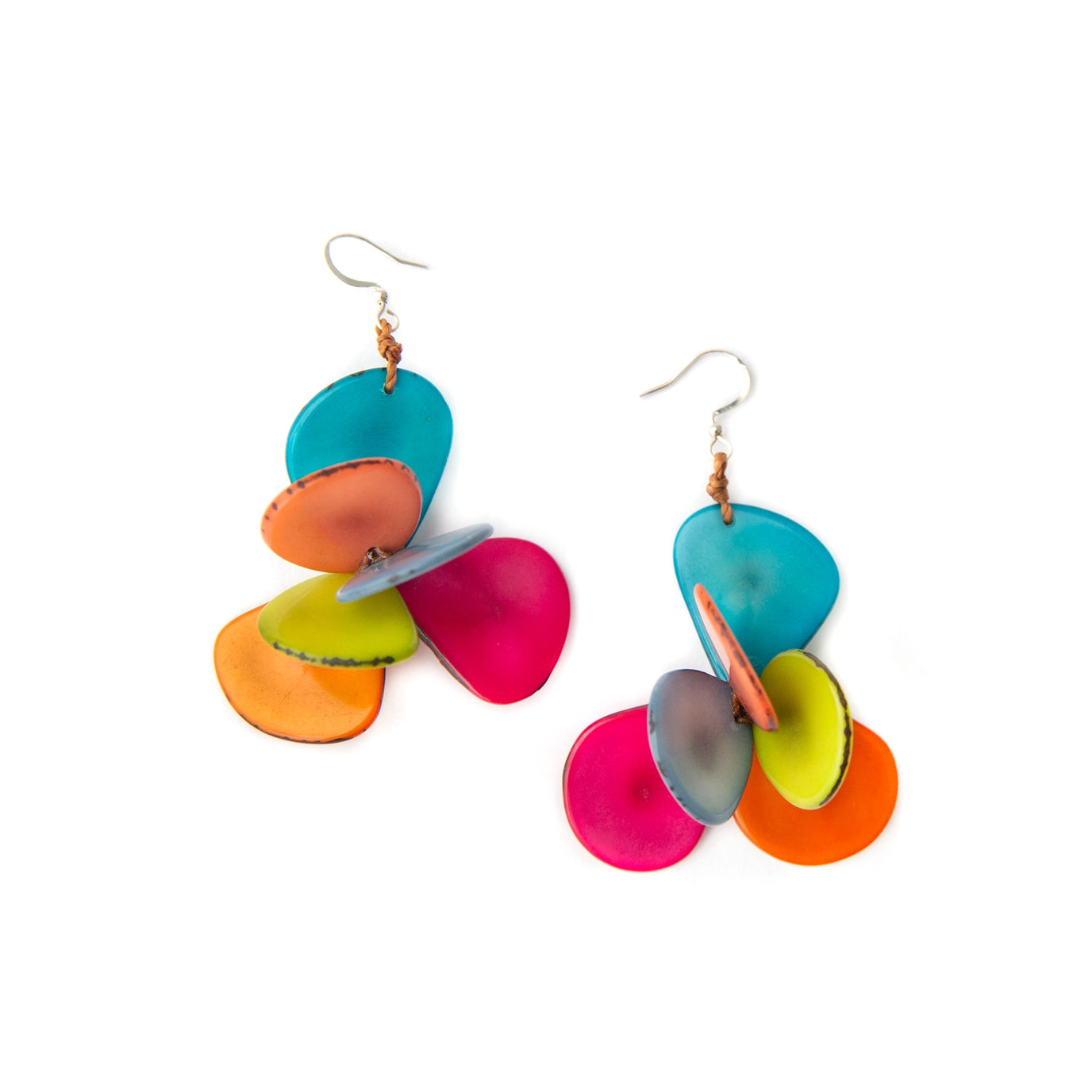 Organic Tagua Florence Earrings - Essential Elements Chicago