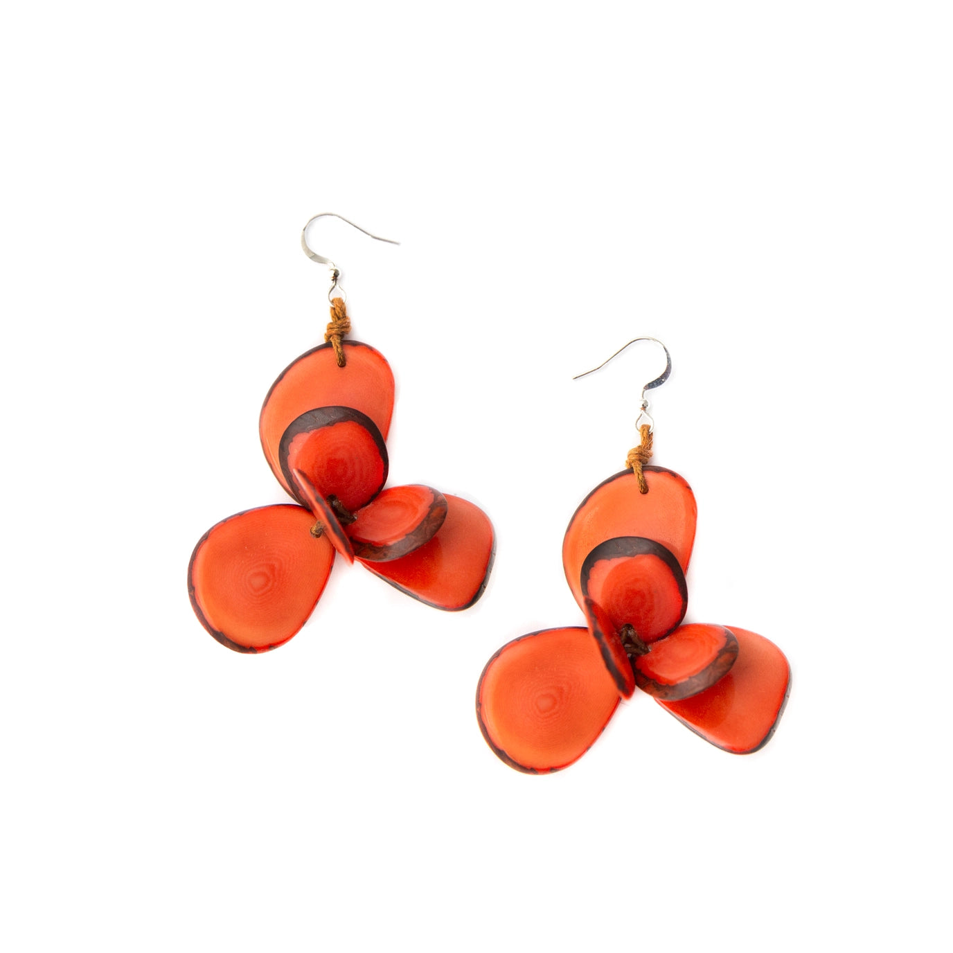 Organic Tagua Florence Earrings - Essential Elements Chicago