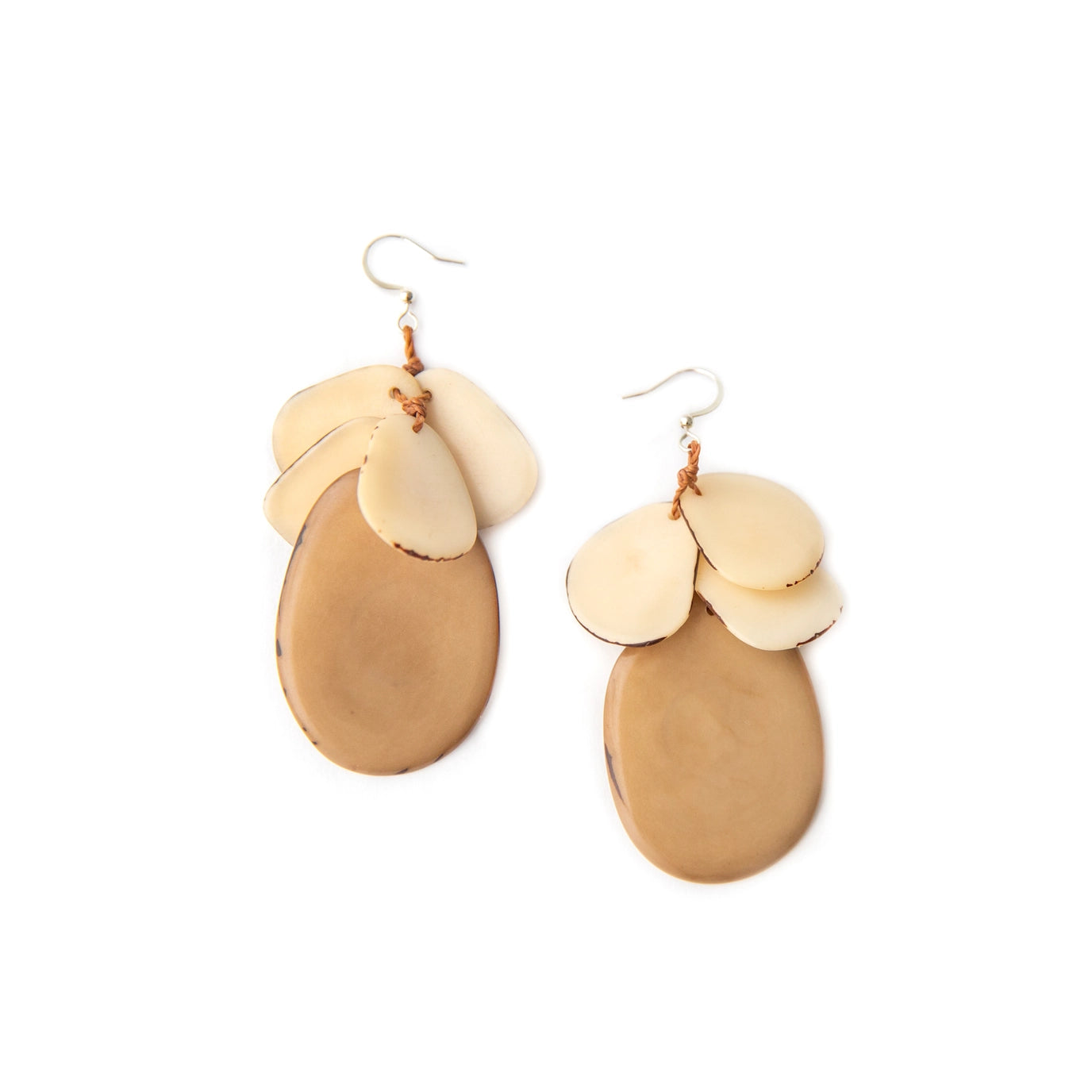 Organic Tagua Jordin Earrings - Essential Elements Chicago