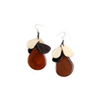 Organic Tagua Jordin Earrings - Essential Elements Chicago