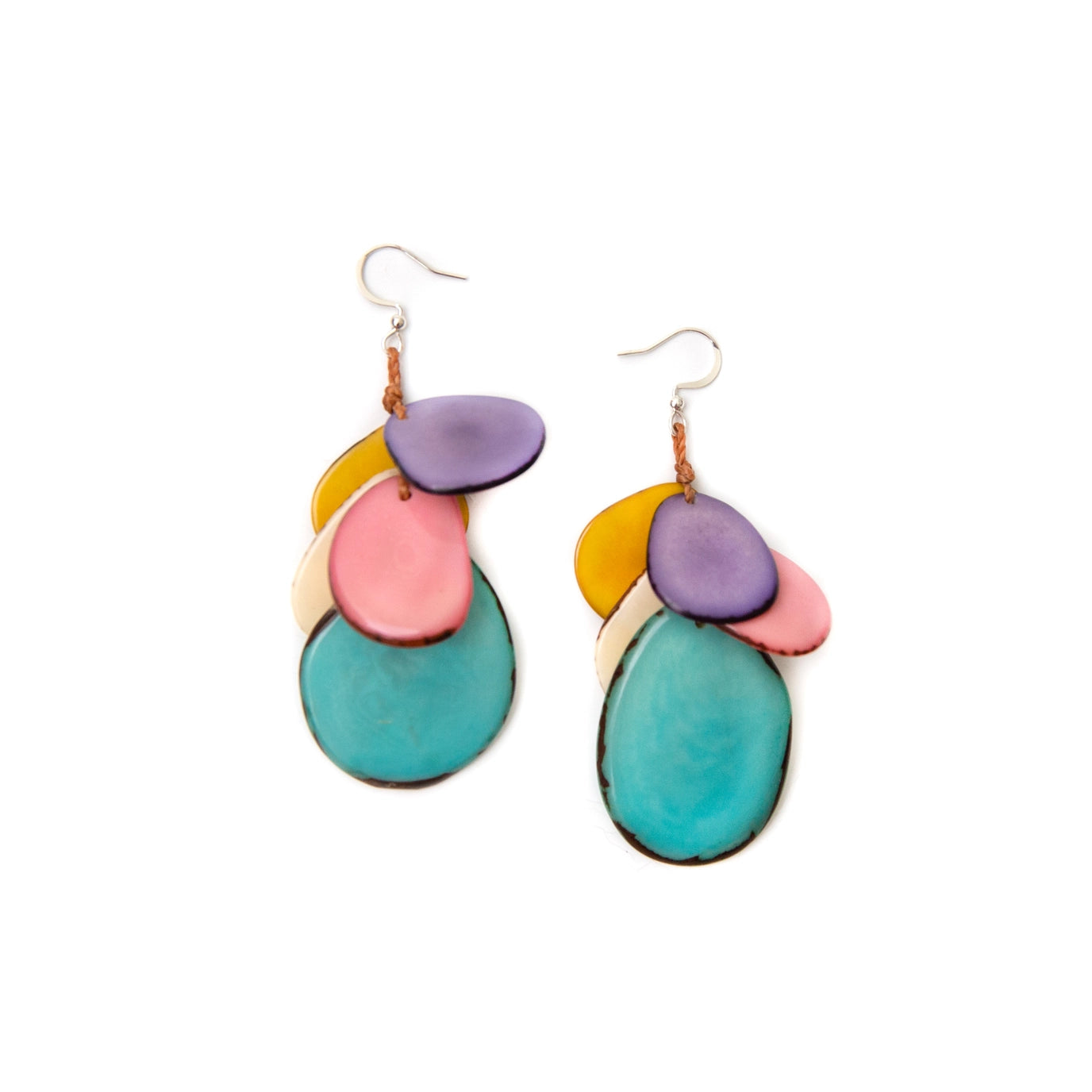 Organic Tagua Jordin Earrings - Essential Elements Chicago
