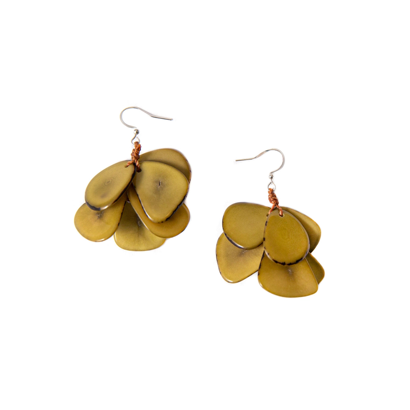 Organic Tagua Mariposa Earrings - Essential Elements Chicago