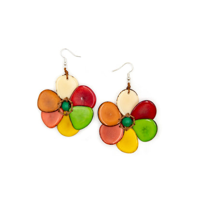 Organic Tagua Rosalia Earrings - Essential Elements Chicago