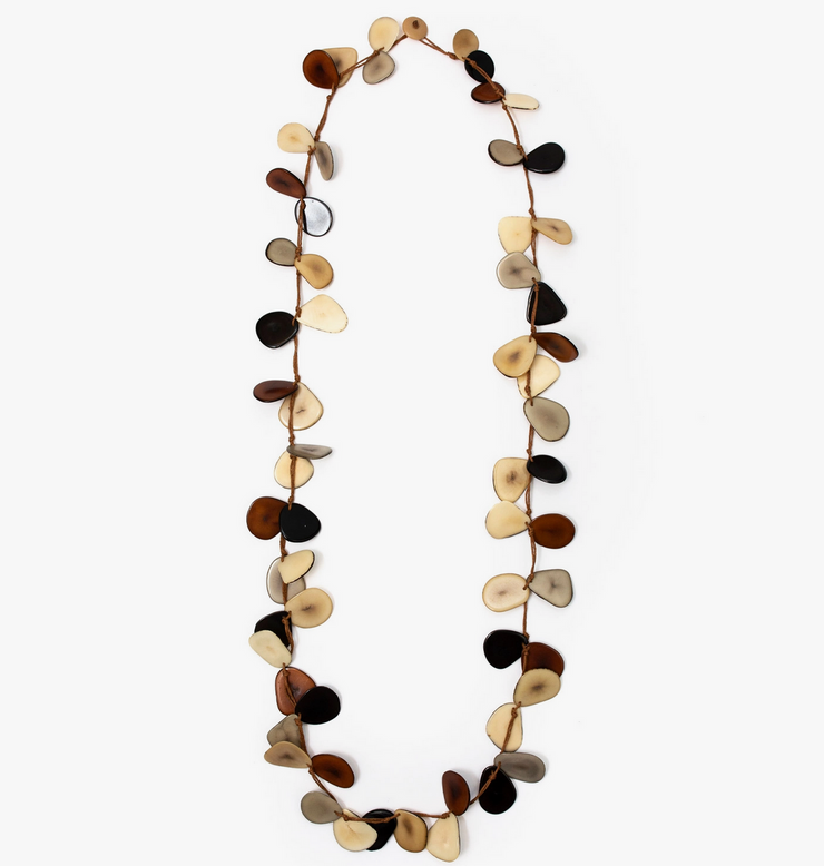 Organic Tagua Slice Necklace - Essential Elements Chicago