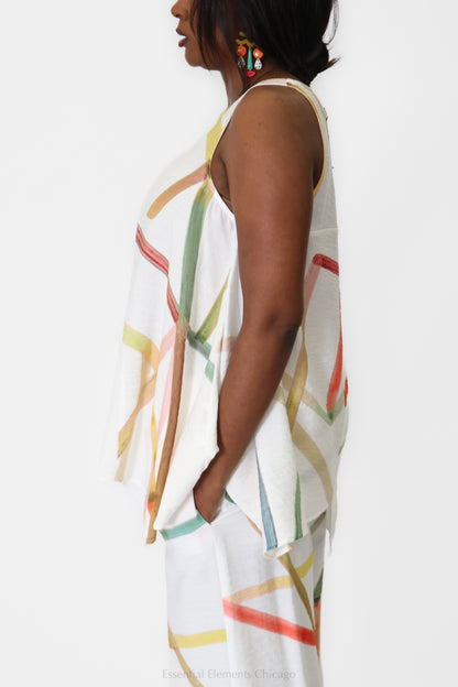 Ozai N Ku Brushstroke Tank - Essential Elements Chicago