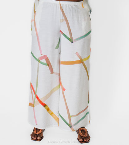 Ozai N Ku Brushstroke Trousers - Essential Elements Chicago
