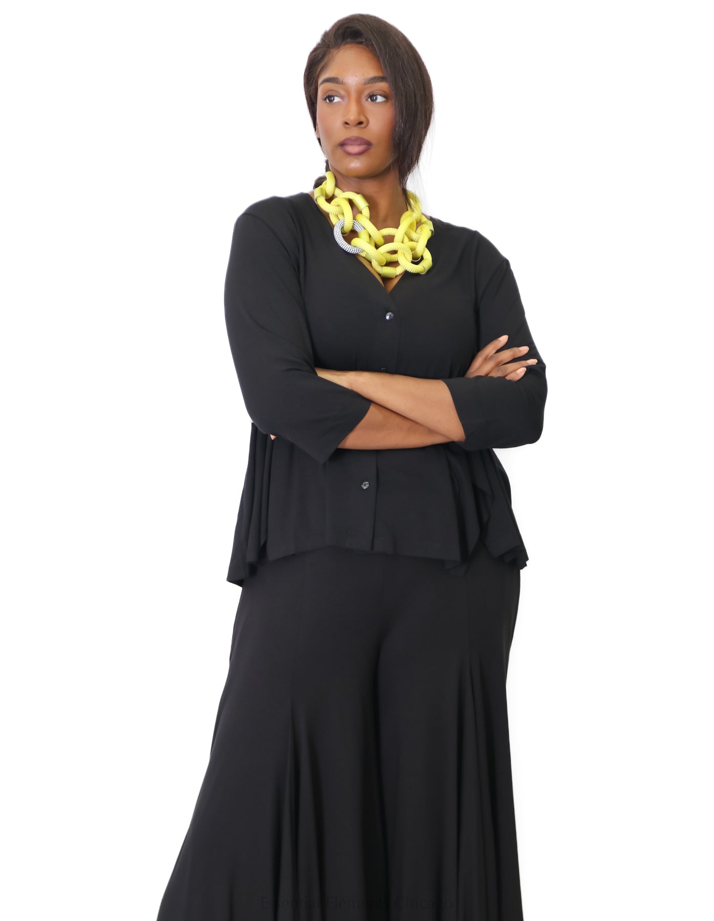 Ozai N Ku Cardigan Top - Essential Elements Chicago