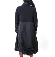 Ozai N Ku Gathered Dress & Cowl - Essential Elements Chicago