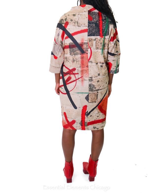 Ozai N Ku Graffiti Dress - Essential Elements Chicago