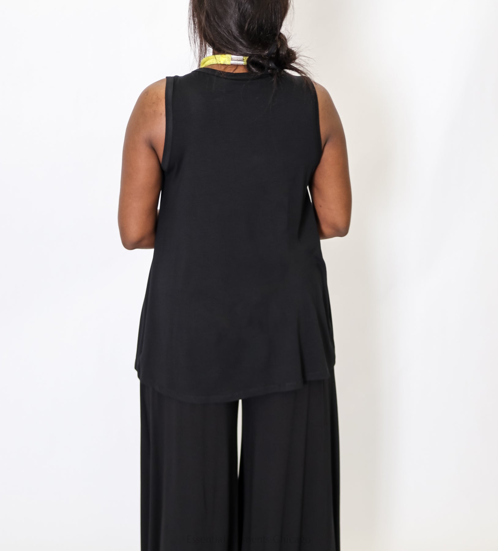 Ozai N Ku Sleeveless Asymmetrical Top - Essential Elements Chicago