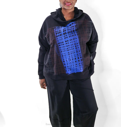 Paper Temples Cobalt Hoodie